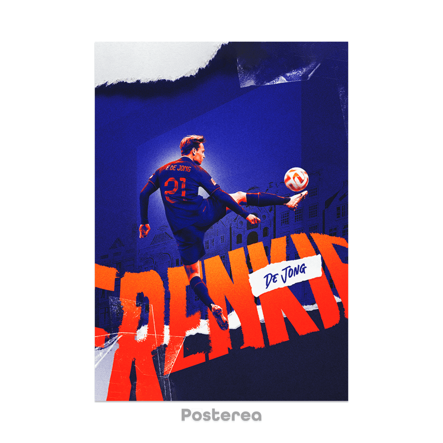 De jong x holland - football posters - €19.99 poster