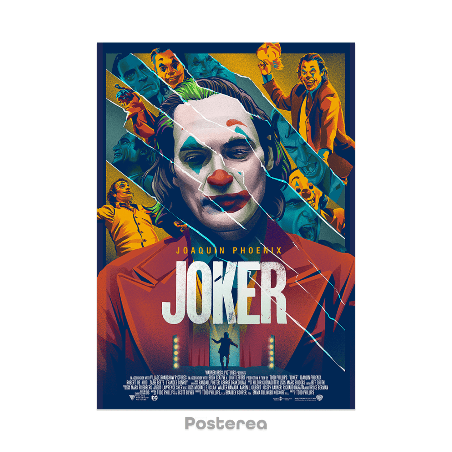 Joker x joaquin phoenix - movies posters - €19.99 poster