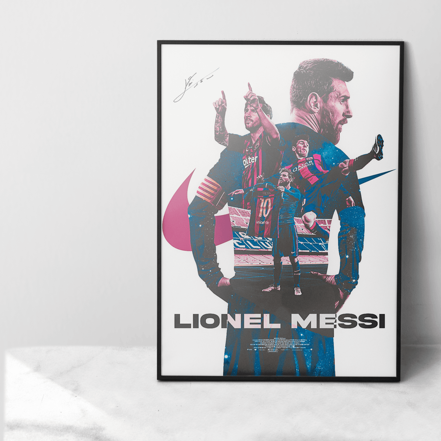 Lionel messi x signed film poster - football posters - €30