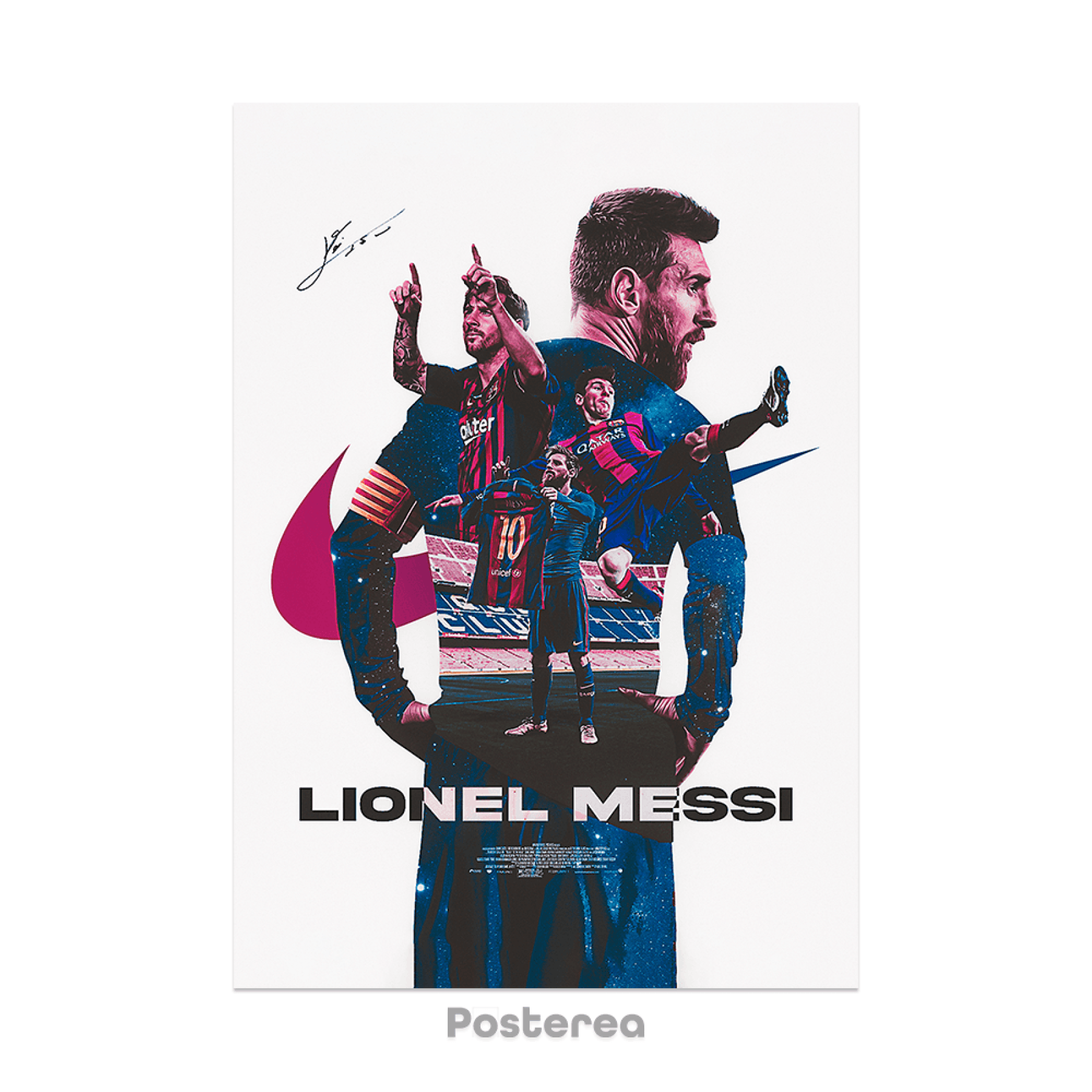 Lionel messi x signed film poster - football posters - €30