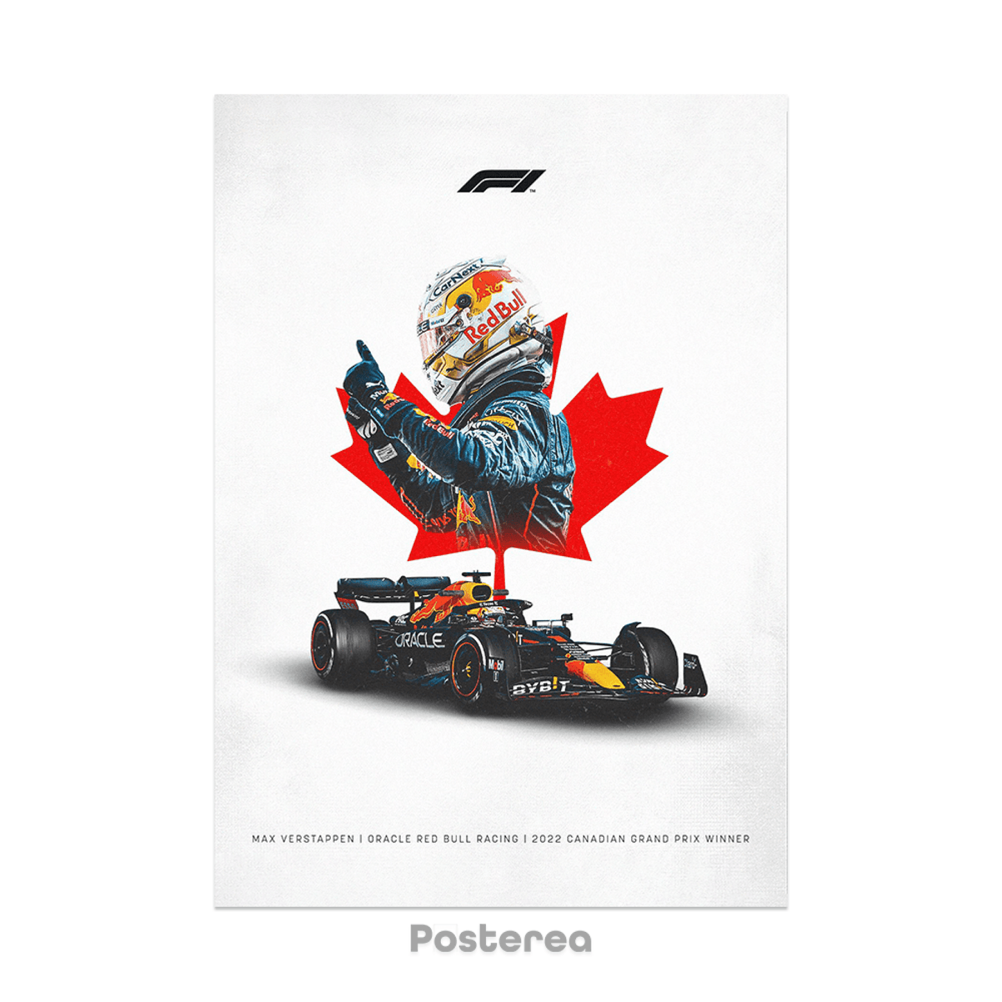 Max verstappen x canadian gp - racing posters - €19.99