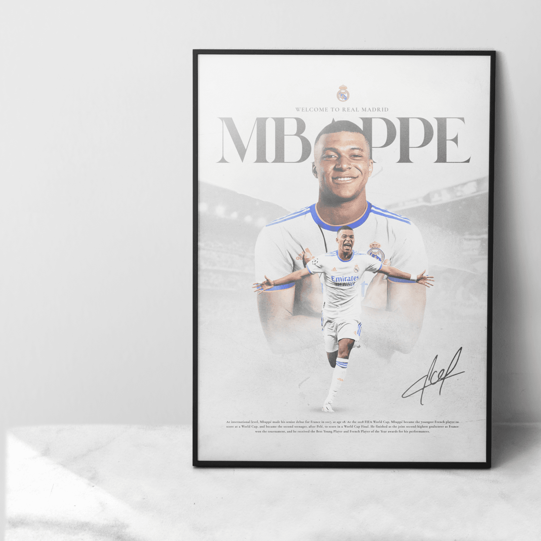 Mbappé x real madrid (limited edition) - l - football