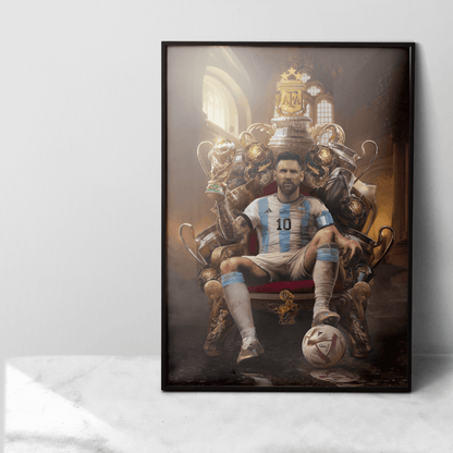 Messi crown - football posters - €19.99 poster