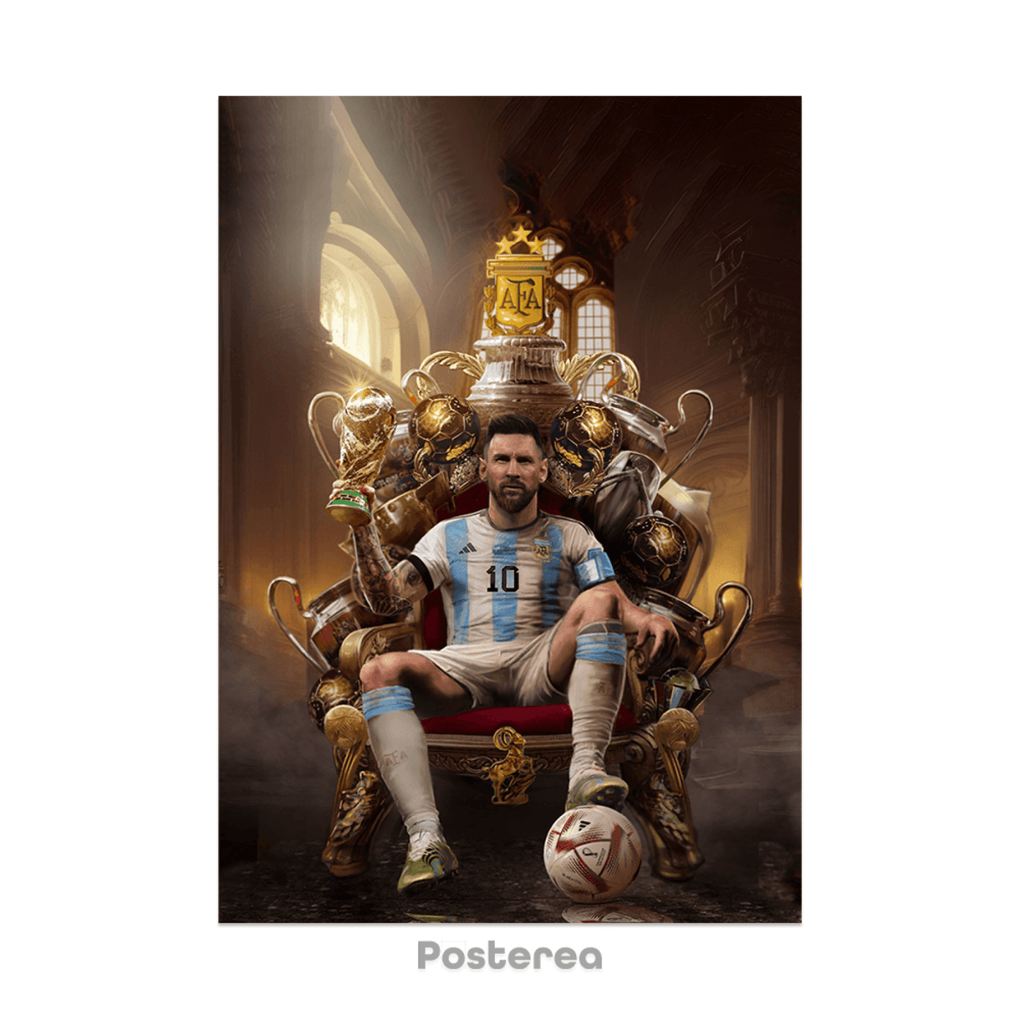 Messi crown - football posters - €19.99 poster