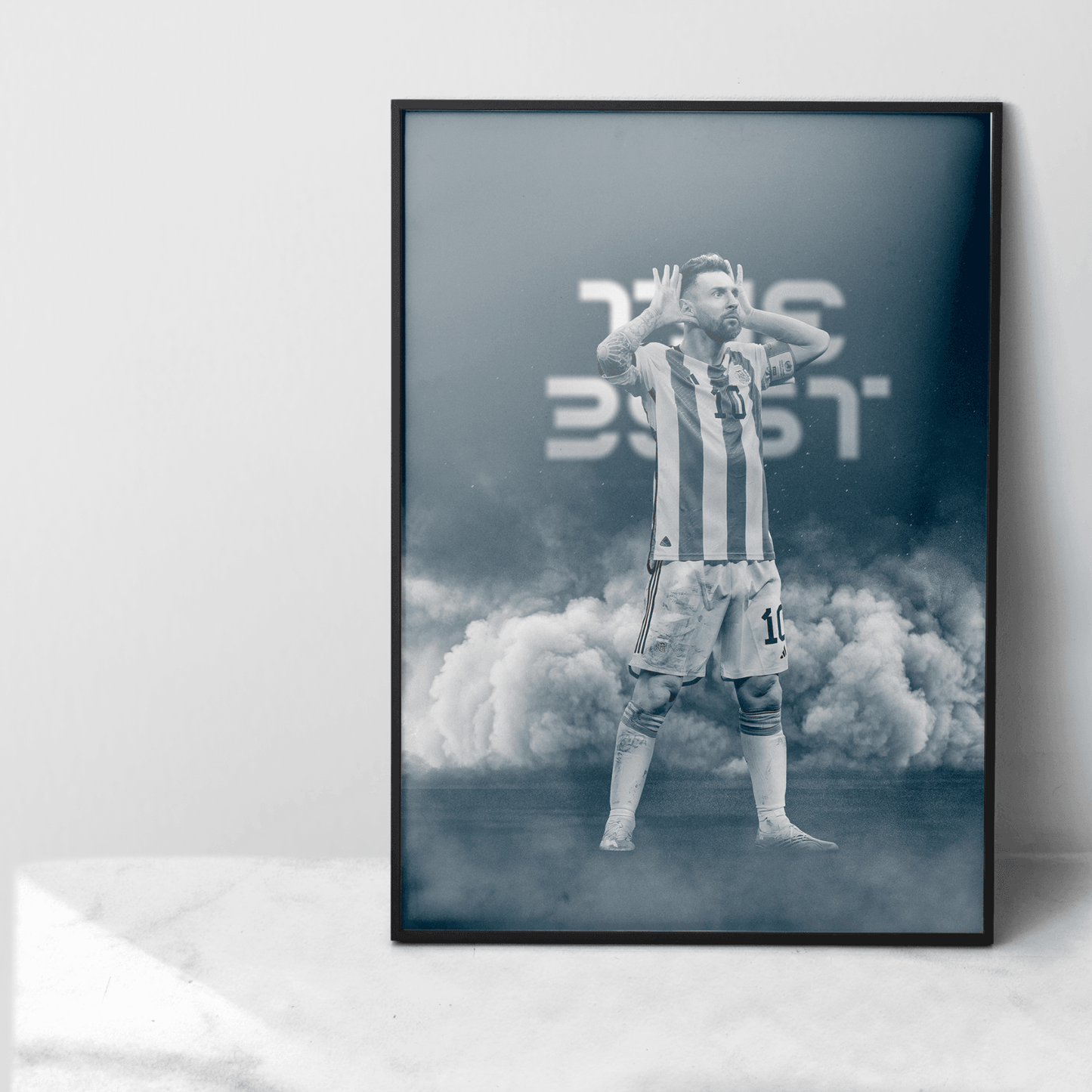 Messi iconic x the best (limited edition) - football posters