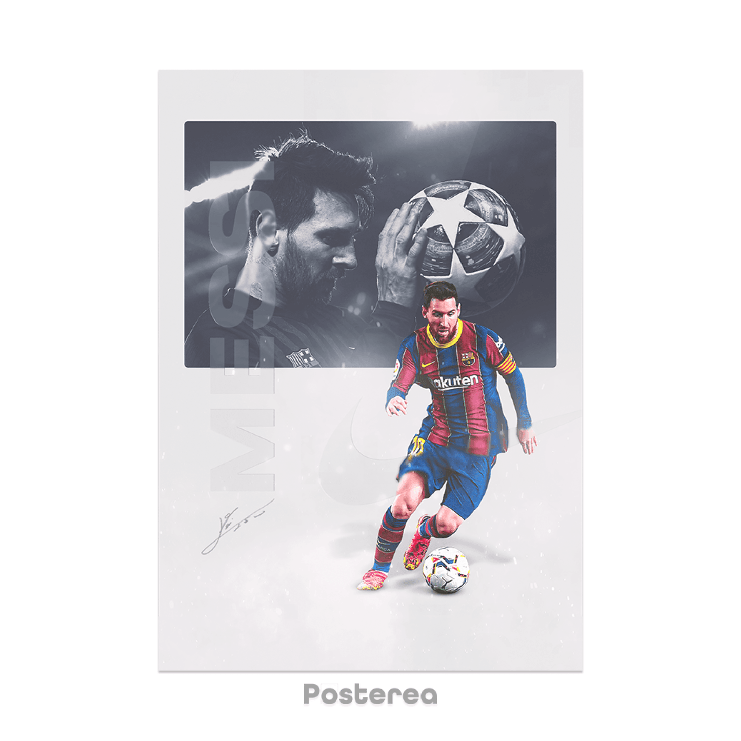 Messi moment x signed poster - football posters - €22.99