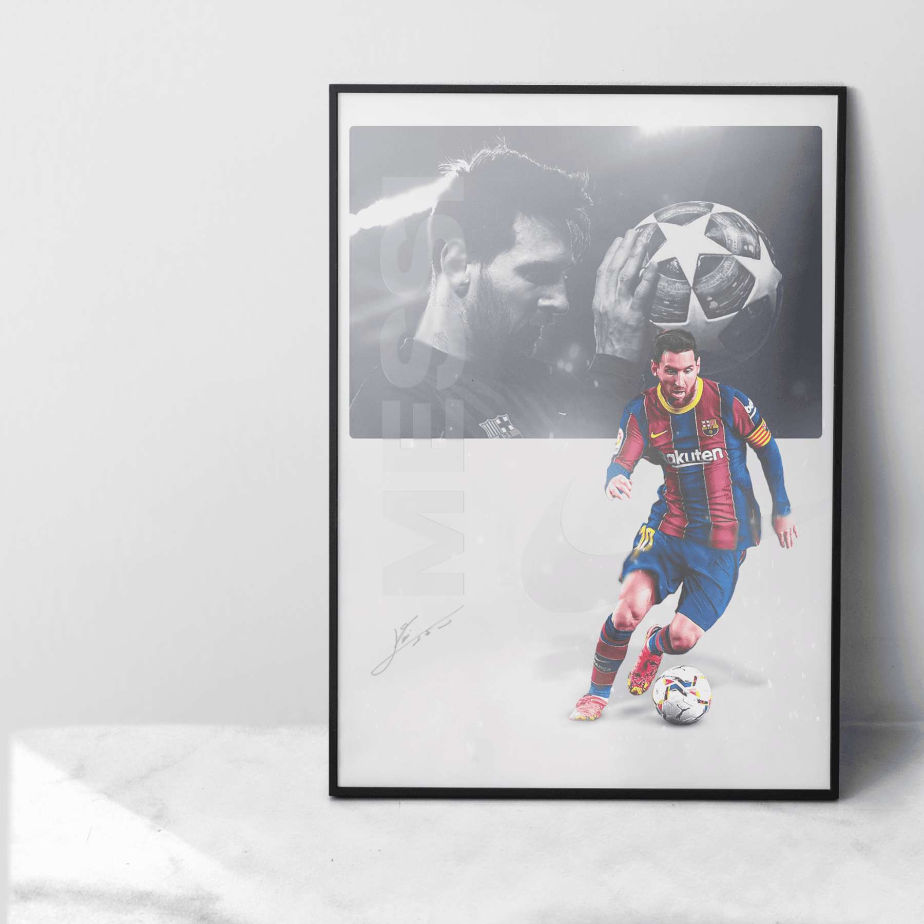 Messi moment x signed poster - football posters - €22.99