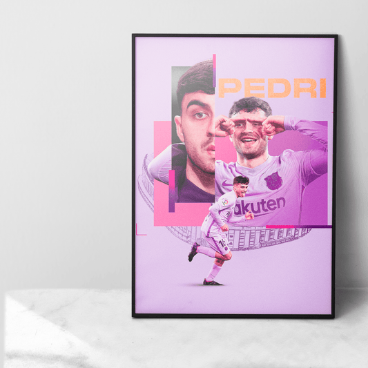 Pedri purple edition - football posters - €22.99 poster