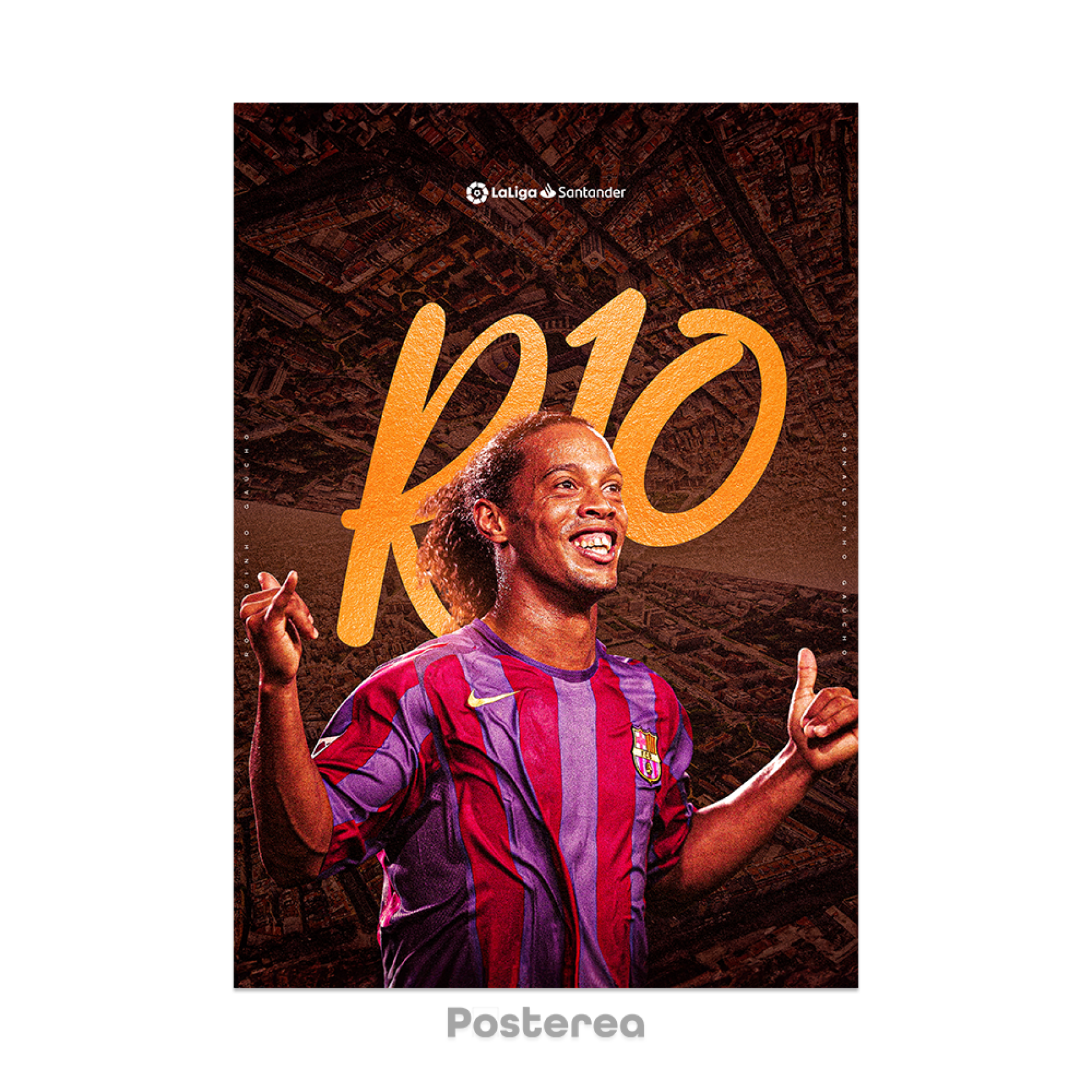 R10 x barcelona - football posters - €23.99 poster