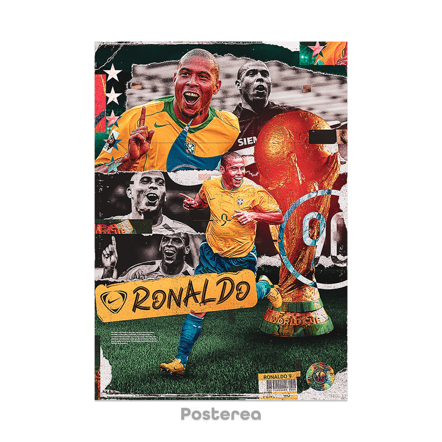 Ronaldo 9 x world cup - football posters - €22.99 poster