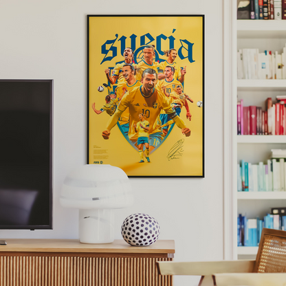 Zlatan x sweden national team - football posters - €19.99